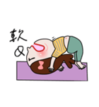 Fished-Head Mama Doing Yoga（個別スタンプ：34）