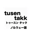 世界の『感謝の言葉』の吹き出しスタンプ（個別スタンプ：30）