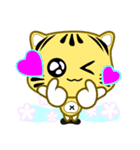 Cute striped cat. CAT111（個別スタンプ：4）