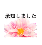 暮らしに花を♪ ダリア(敬語)（個別スタンプ：16）