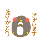 ペンギンとうさぎ。（個別スタンプ：14）