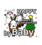 Baby's Christmas tweet.（個別スタンプ：6）