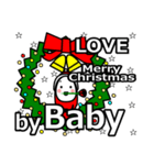 Baby's Christmas tweet.（個別スタンプ：39）