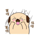 BAGO - Pug's crazy life Stickers（個別スタンプ：17）