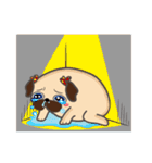 BAGO - Pug's crazy life Stickers（個別スタンプ：35）