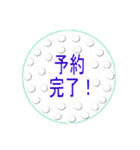 golf stamps（個別スタンプ：6）