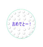 golf stamps（個別スタンプ：8）