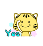 Cute striped cat. CAT115（個別スタンプ：18）