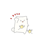 おもちねこ+謎の生物（個別スタンプ：40）