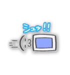 手描き顔文字ちゃん（個別スタンプ：30）