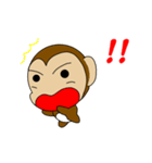 Monkey ＆ English（個別スタンプ：12）