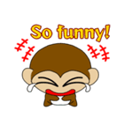 Monkey ＆ English（個別スタンプ：16）