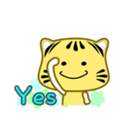 Cute striped cat. CAT122（個別スタンプ：18）