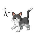 猫図鑑 白黒猫（個別スタンプ：28）