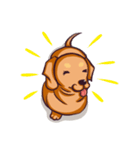 Dachshund Hei-pi and Duckling's daily（個別スタンプ：6）