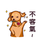 Dachshund Hei-pi and Duckling's daily（個別スタンプ：13）