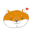 expressionless shiba（個別スタンプ：6）