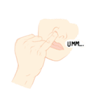 hand signal version2（個別スタンプ：9）