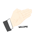 hand signal version2（個別スタンプ：21）