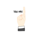 hand signal version2（個別スタンプ：28）