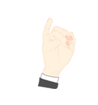 hand signal version2（個別スタンプ：33）