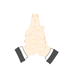 hand signal version2（個別スタンプ：36）