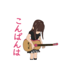 無名 ギター女子（個別スタンプ：3）