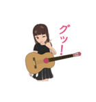 無名 ギター女子（個別スタンプ：4）