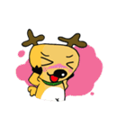 A funny elk A-Que:Basic greeings Part l（個別スタンプ：37）