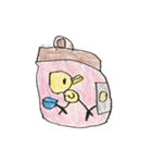 双子のお絵描き（個別スタンプ：12）