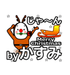 Kasumi's Christmas tweet.（個別スタンプ：16）