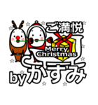 Kasumi's Christmas tweet.（個別スタンプ：31）