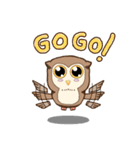 Little laughed owl（個別スタンプ：8）