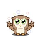 Little laughed owl（個別スタンプ：15）