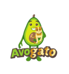 Avocado Adventures: by EmojiOne（個別スタンプ：29）