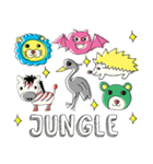 Jungle in Girly design（個別スタンプ：1）