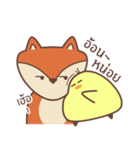 Babychick and Fennec Fox（個別スタンプ：28）