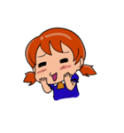 Red Hair Girl Expression（個別スタンプ：2）