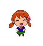 Red Hair Girl Expression（個別スタンプ：5）