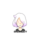 IDK why did I do this（個別スタンプ：4）