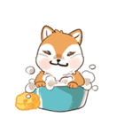 Hachi Shiba ＆ Lamoon Cat（個別スタンプ：11）