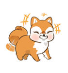 Hachi Shiba ＆ Lamoon Cat（個別スタンプ：12）