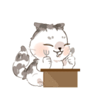 Hachi Shiba ＆ Lamoon Cat（個別スタンプ：14）