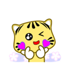 Cute striped cat. CAT130（個別スタンプ：9）