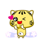 Cute striped cat. CAT131（個別スタンプ：9）