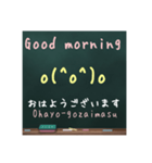 絵文字敬語(日本語英語通訳ローマ字読み付)（個別スタンプ：1）