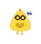 Glassy, The Cheerful Chicken（個別スタンプ：5）