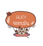 AUEY love dog V.1e（個別スタンプ：16）