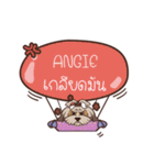 ANGIE love dog V.1e（個別スタンプ：15）