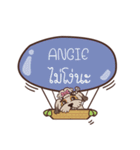 ANGIE love dog V.1e（個別スタンプ：21）